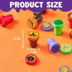 12/24pcs Creative Cartoon Pumpkin Bat Seal Halloween Party Toy Children Birthday Party Small Gifts Kids Favour Gift Bag Fillers
