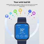 Smart Watch With Wireless Calling, 1.88 TFT Display, Multiple Sports Modes, Call and Message Notifications, AI Voice Control, Sleep & Music Monitoring, Remote Camera, Alarm Clock, Calculator, USB Rechargeable Lithium Polymer
