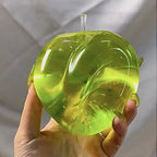 Relieve the Sticky Green Apple Slowly Rebound Maltose Pressure Ball Soft Fidget Sensory Toy Squeeze Toy Gift for ADHD and Autism