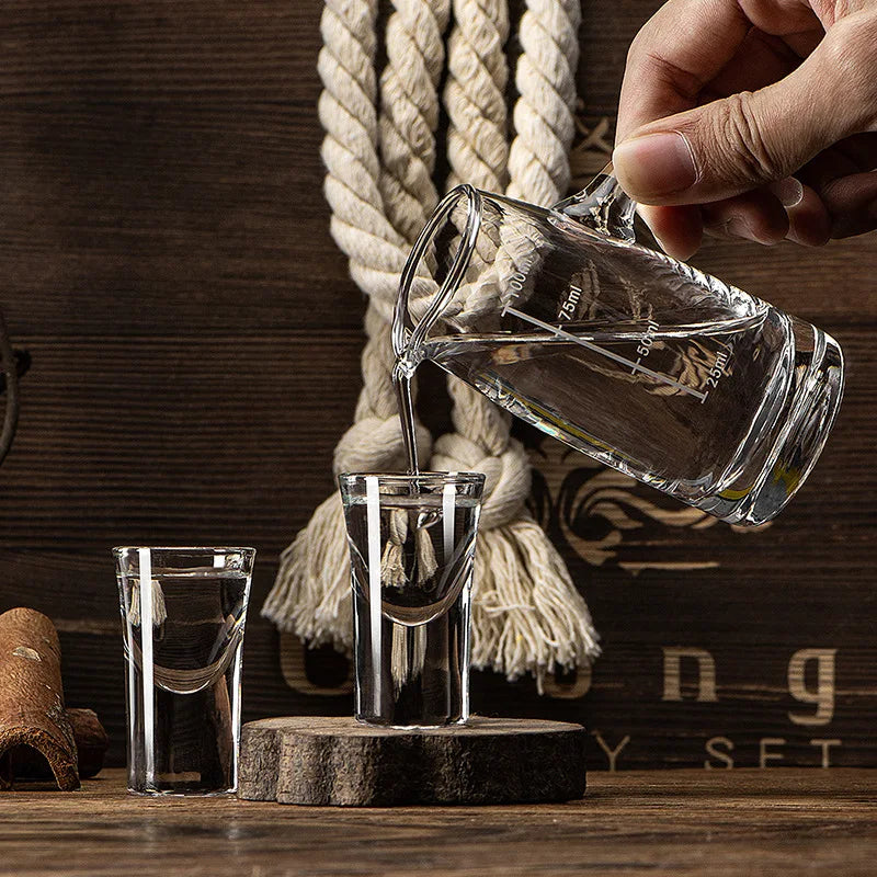 12pcs/6pcs/2pcs Shot Glass 15ml Spirits Cup Thicken Bottom Transparent Glass Drinkware Strong Liquor  Cup Baijiu Wine Small Cups