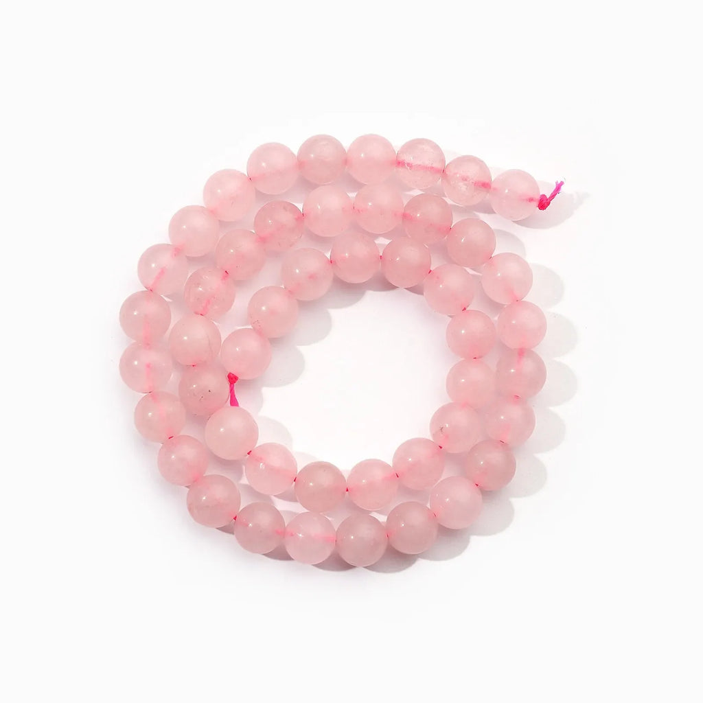 1 Strand 6mm Natural Stone Tourmaline Rose Quartz Aquamarine Amazonite Loose Bead for Jewelry Making DIY Bracelet