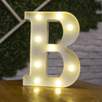 Alphabet Letter LED Nights Lights Number Lamp Decor Party Room Birthday Wall Wedding Home Decorations Personalised Ornaments