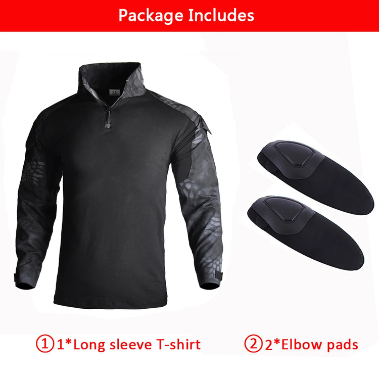 Tactical Uniform Camo Multicam Shirts Cargo Pant Men Sniper Hunting Clothes Combat Military Army Training Suits Wear-resisting