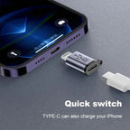 TypeCFemale to Mini USB/Type C/ios Female to Micro USB/Micro USB Female to Type C/Micro USB Female to Mini USB Connector Adapter