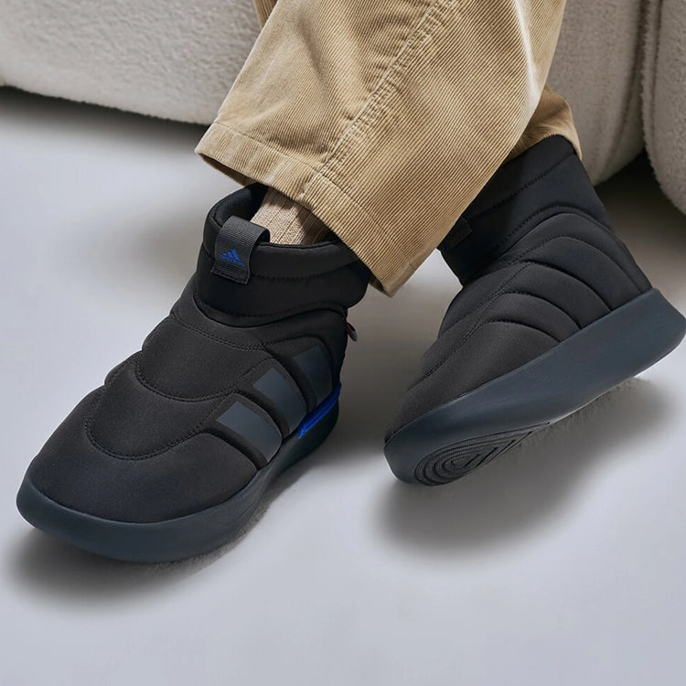 Adidas Official New Men's and Women's Warm Anti-Slip High-Top Casual Shoes JR0067