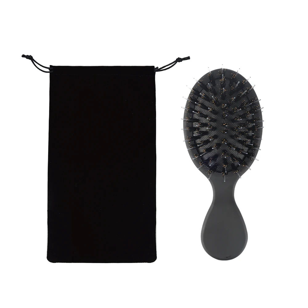 ARLANY Matte Boar Bristle Hair Brush Kit Nylon Teeth Hair Extension Brush Women Cushion Brush Hair Styling Smoothing Detangling