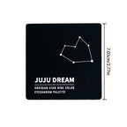 9-shade eyeshadow palette: Black Swan, Smoky, Dark Black, Grey Silver Glitter, Matte Finish, Long-lasting, and easy to color