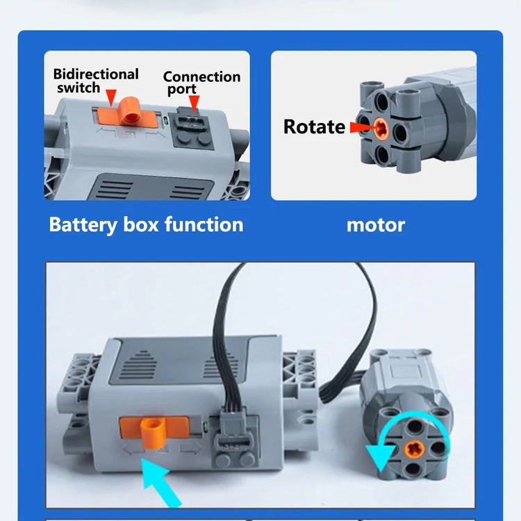 STEM Robotics Coding Kit Educational Electric Building Blocks Programming Model DIY Technical MOC Assembly Bricks Gift for Kids