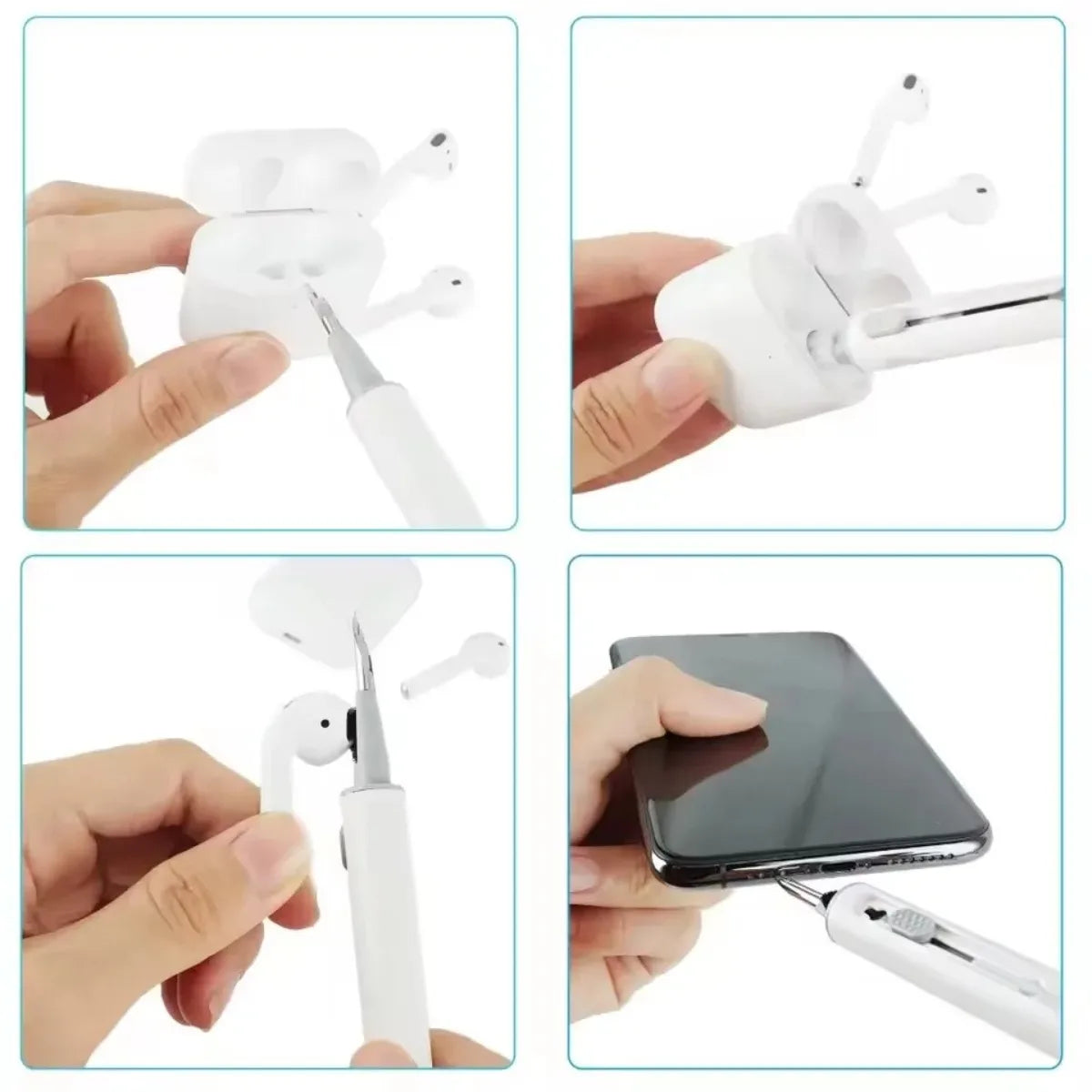 Bluetooth Earphone Cleaning Pen 1PC Brush Tool Earbuds Headphone Speaker Mesh Cleaner Uses For Digital Accessories