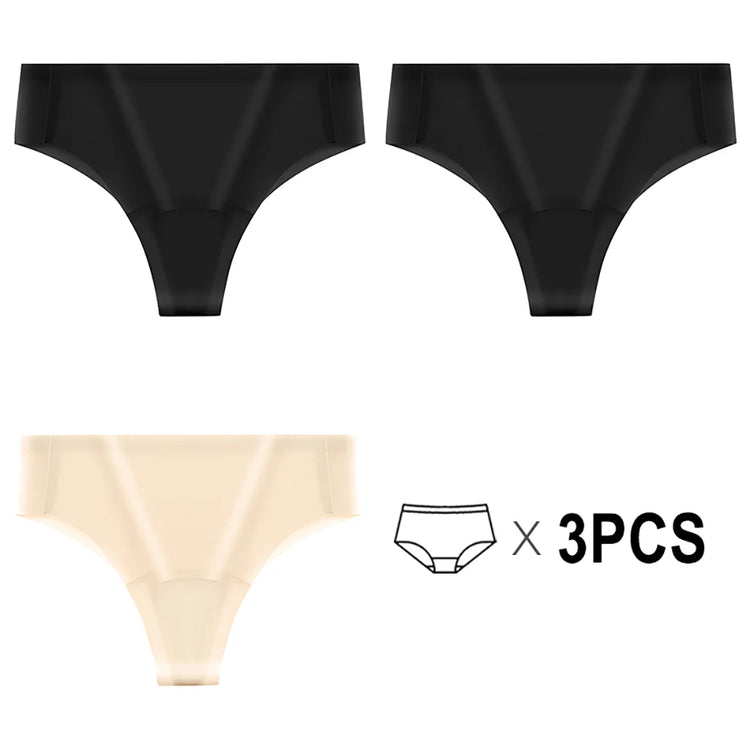 1/3Pcs Anti Cameltoe Proof Panties Avoid Camel Toe Concealer No Show Seamless Thongs Gym Workout Underwear for Leggings Tights