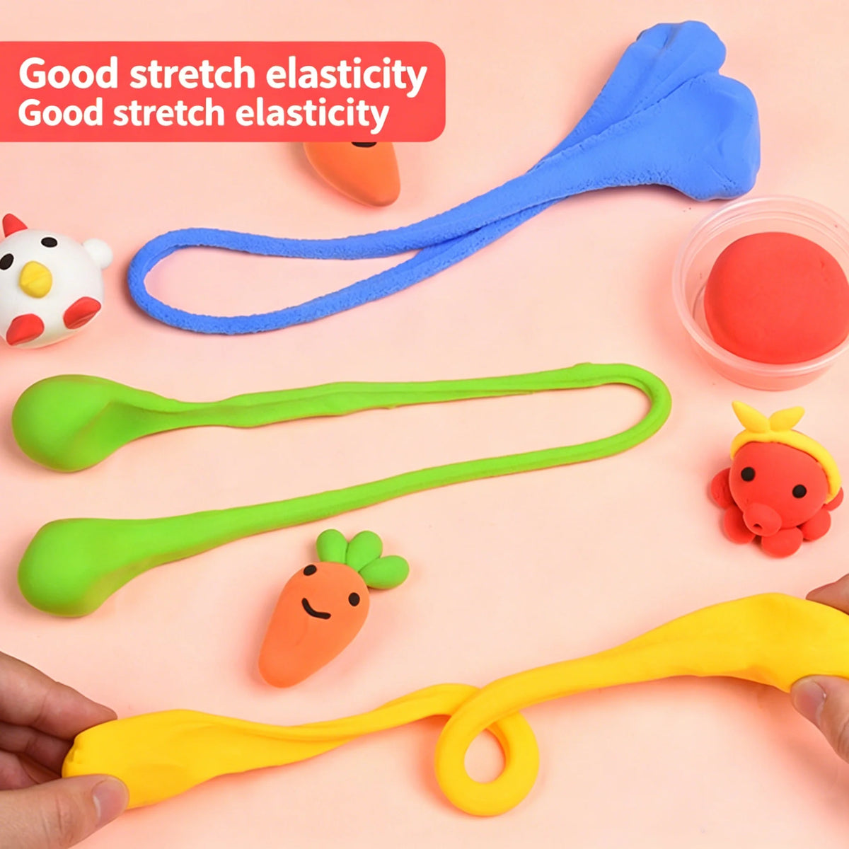 12 Colors Air Dry Modeling Clay Set Soft Non-toxic Playdough DIY Animal Doll Craft Kit Early Educational Toy Kids Birthday Gift