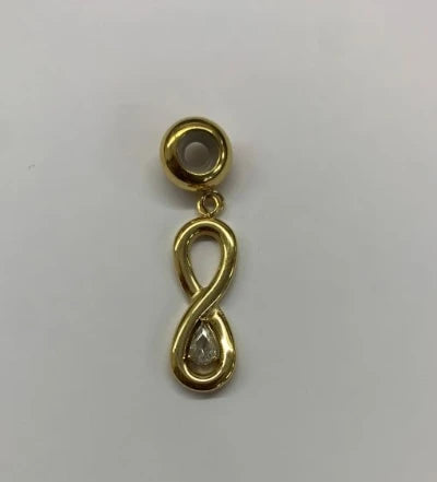 Stainless Steel Heart or Round Pendant Chain Bracelet jewelry