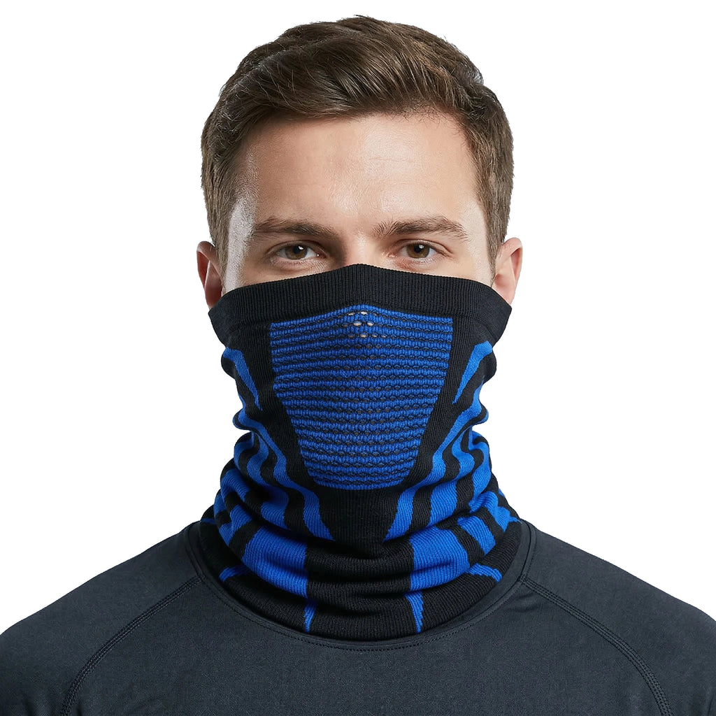 Winter Men Women Warm Skiing Mask Scarf Elastic Breathable Half Face Mask For Cycling Outdoor Sports Running Hiking Fishing