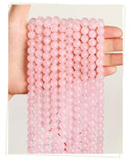 1 Strand 6mm Natural Stone Tourmaline Rose Quartz Aquamarine Amazonite Loose Bead for Jewelry Making DIY Bracelet