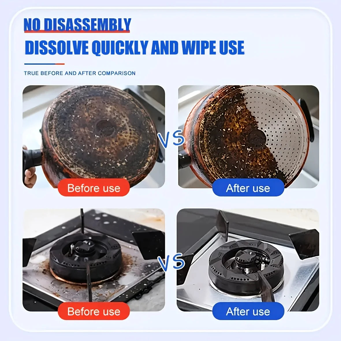 Heavy Oil Cleaning Cream Cookware Remover Pot Bottom Scale Polishing Oven Grease Dirt Cleaning Kitchen Cleaning Paste 150g