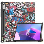 For Lenovo tab P12 12.7 2023 Case Magnetic Tri-Folding PU Leather Stand Tablet Cover for Xiaoxin Pad Pro 12.7 12 7 inch TB371FC