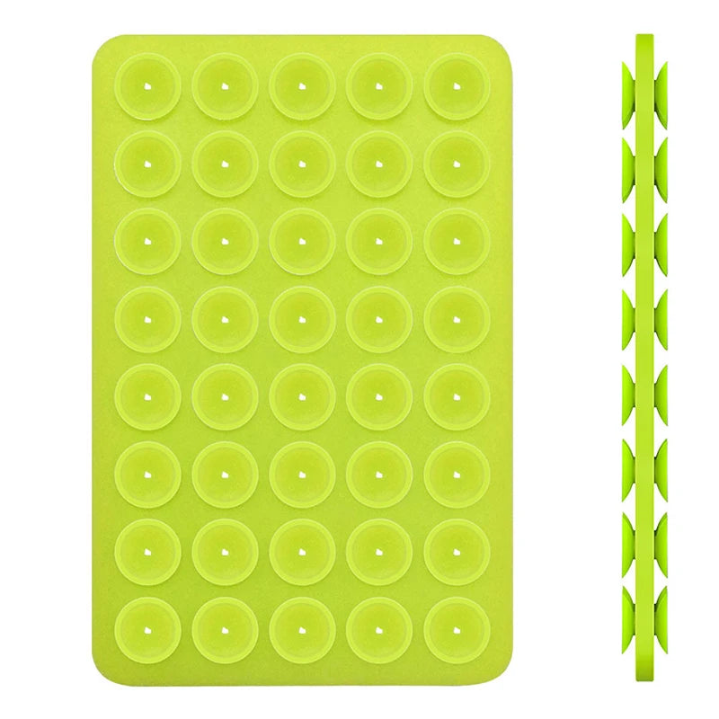 Silicone Mobile Phone Fixing Suction Cup Double Sided Fixed Pad Car Mounted Bracket Phone Case Universal Anti Slip Suction Cup