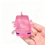 Transparent Cube Axolotl Squishy Toy Maltose Jelly Salamander Fidget Squeeze Slow Rising Stress Relief Sensory Vent Toys Kids.