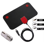 Indoor Outdoor Ultra HD Digital TV Antenna with VHF UHF Amplifier 200 Miles Range Quick Response Aerial Set for Amplified DAB