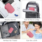 USB Cable Storage Bag Multifunctional Travel Portable Data Line Phone Charger Power Bank Electronic Accessories Organizer