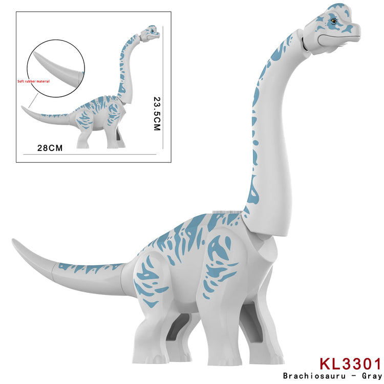 Brutal Raptor Building Jurassic Blocks World 2 MINI Dinosaur Figures Bricks Dino Toys For Children Dinosaurios Christmas