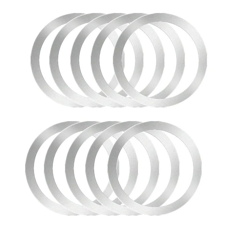2024 Stainless Steel Universal Magnetic Metal Plate Ring For Magsafe Wireless Charger Iron Sheet Sticker Magnet Car Phone Holder