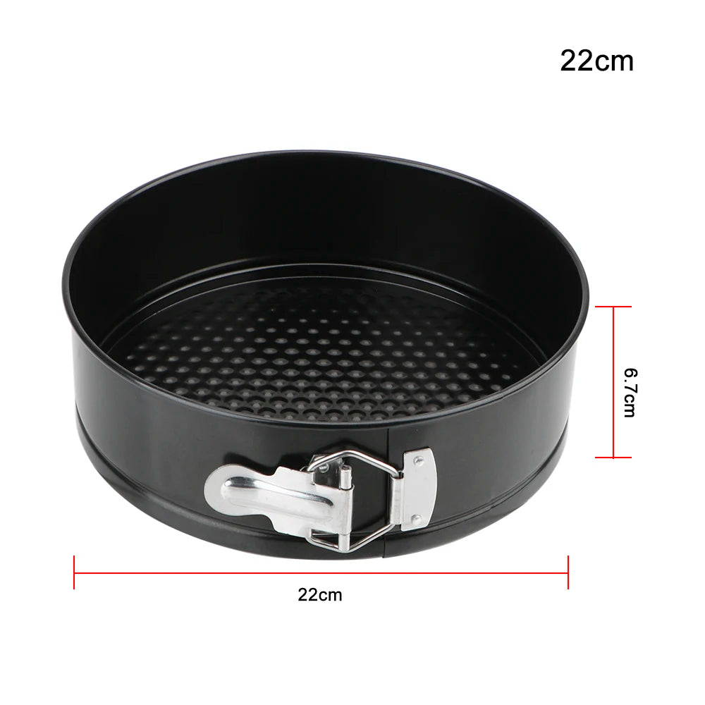 Kitchen Accessories Carbon Steel Cakes Molds Round Cake Pan Bakeware Non-Stick Metal Bake Mould Removable Bottom
