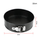 Kitchen Accessories Carbon Steel Cakes Molds Round Cake Pan Bakeware Non-Stick Metal Bake Mould Removable Bottom