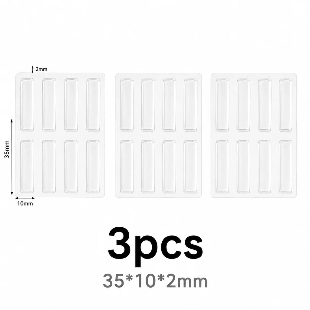 Self Adhesive Buffer Pads Refrigerator Anti-collision Strip Door Stopper Cabinet Door Bumpers Transparent Wall Protector Pad
