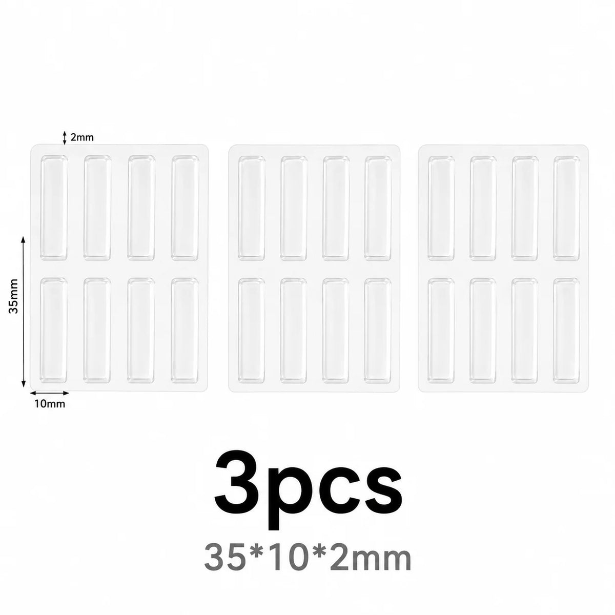 Self Adhesive Buffer Pads Refrigerator Anti-collision Strip Door Stopper Cabinet Door Bumpers Transparent Wall Protector Pad