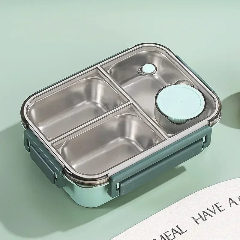850ml Portable Lunch Boxes for Children Adults Thermo Soup Bento Box Stainless Steel Insulated Heating Food Storage Container