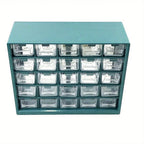 25 Multi-grid Drawer Parts Box Wall-mounted Screw Classification Component Box Tool Case Electronic Components Storage Toolbox