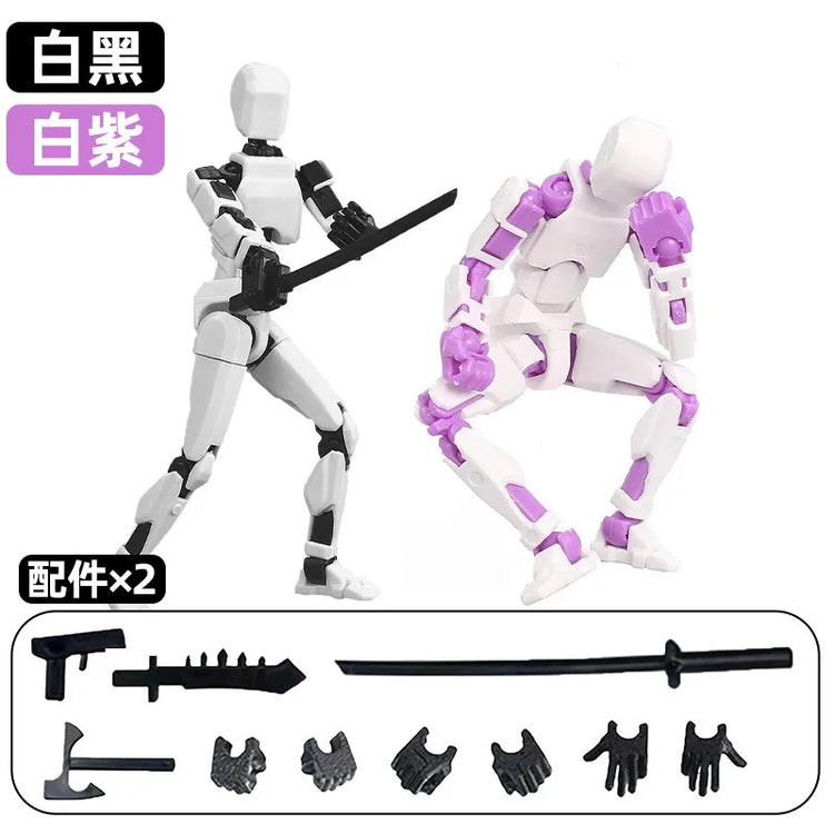 13 Action Figure Titan Multi-Jointed Movable Shapeshift Robot T13 Action Mannequin Character And Dog Figure Toys Gifts