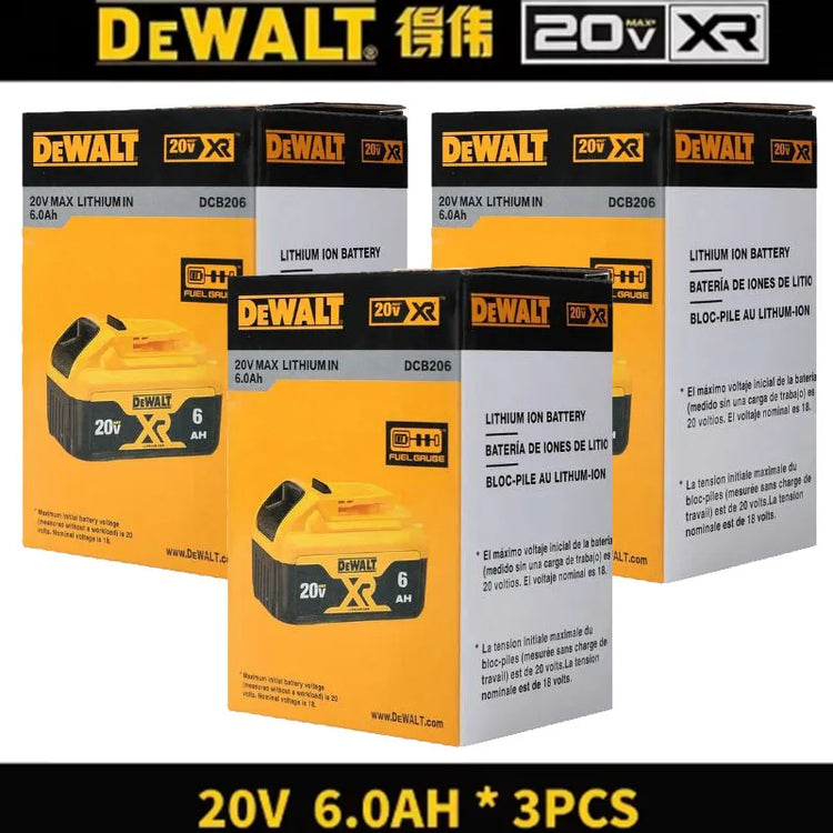 Q Original DeWalt 6Ah/5Ah/ 20V battery replaceable DCD887 DCD805 DCF860 Dcd796 DCG406 DCF880 DCF512 DCD805 power tools battery