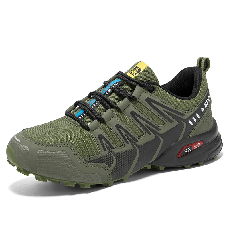 Waterproof Hiking Shoes Men‘s Outdoor Trekking Sneakers Mountain Climbing Camping Trainers Hunting Tactical Boots Bike Shoe Male