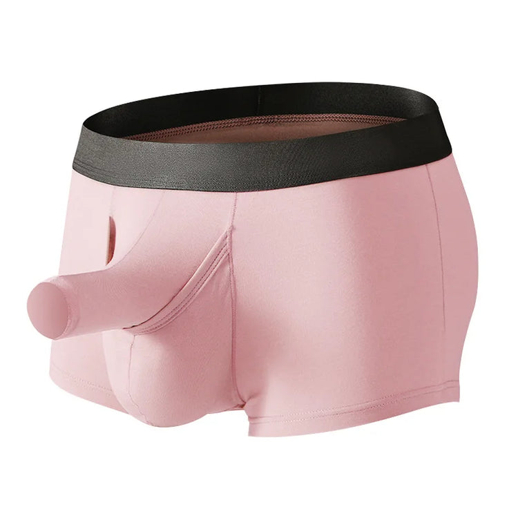 Briefs for men elephant trunk open separation Men's briefs boxers comfortable sexy bamboo fiber material