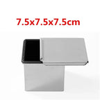 Square toast Bread Baking Tray Cake box Mold with Lid Aluminum Alloy Non-stick Pan Mini Baking Tray Baking Box Diy Cake Bakeware
