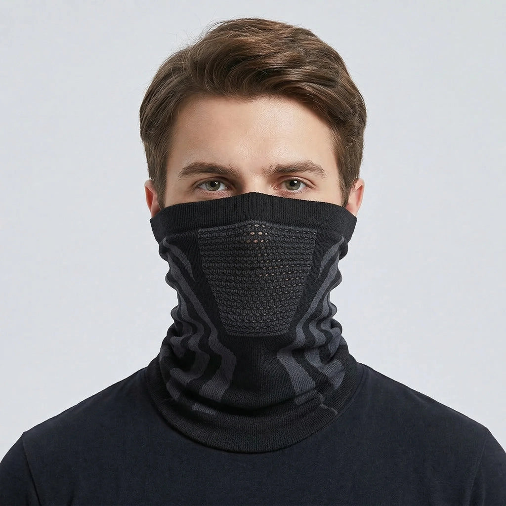 Winter Men Women Warm Skiing Mask Scarf Elastic Breathable Half Face Mask For Cycling Outdoor Sports Running Hiking Fishing