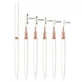 Nail Brush Pen 5pcs/set Nail Art Liner Brushes Set Elongated Striping Drawing Professional