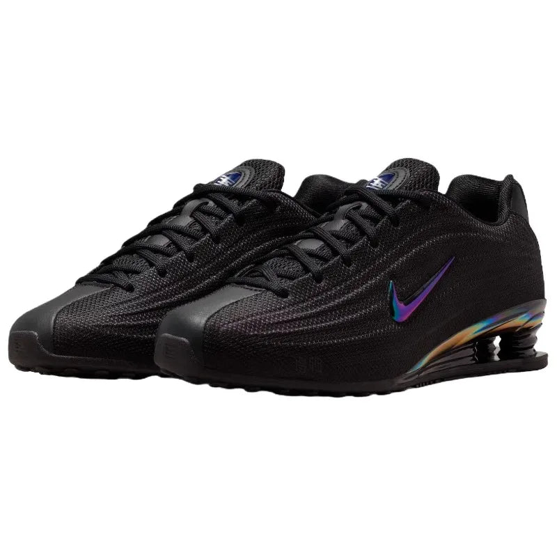 Nike SHOX Z Classic Fashionable Versatile Lightweight Shock-absorbing Comfortable Breathable Casual Shoes Women Black IM6051-001