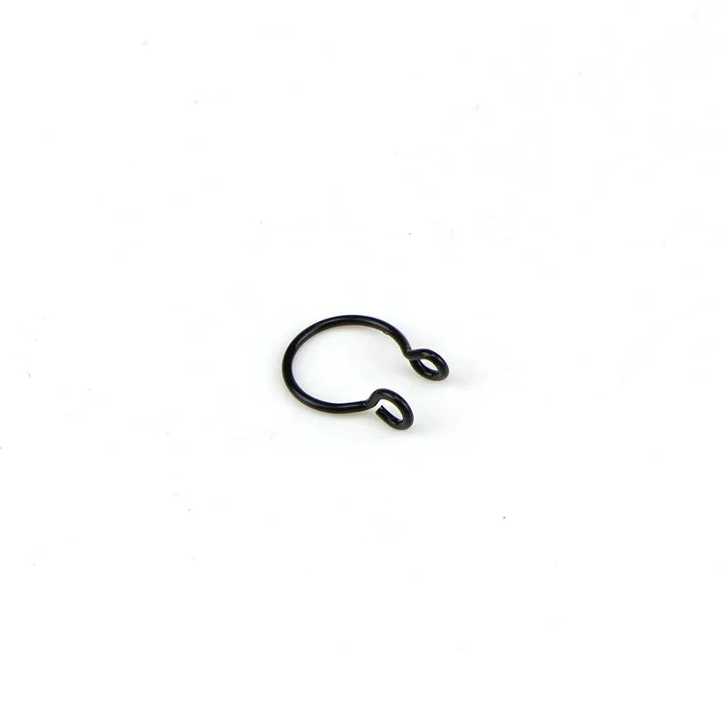 Women Fake Piercing Nose Ring Hoop Septum Piercing Nose Clip Rock HipHoop Stainless Steel Magnet Fashion Body Jewelry Wholesale