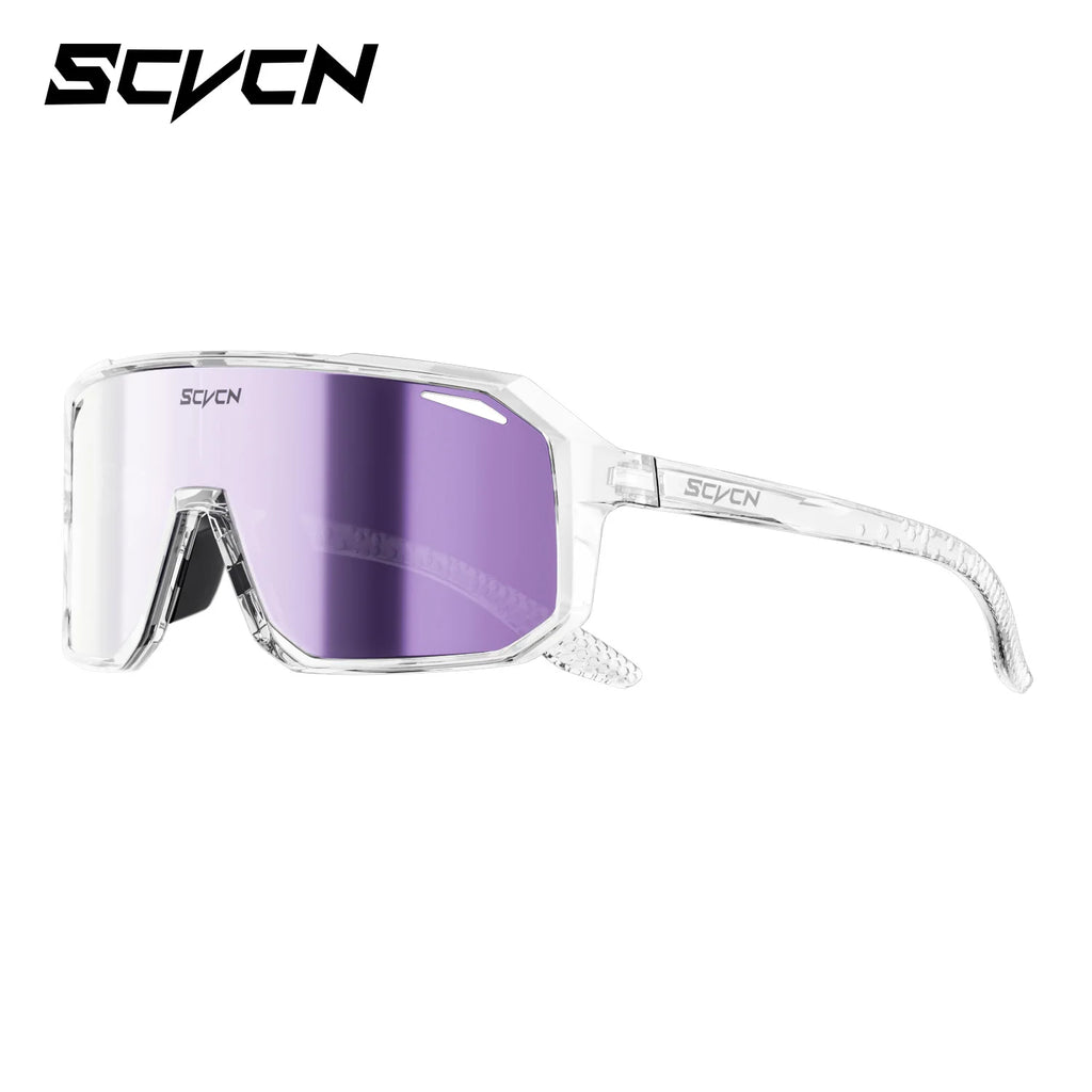 SCVCN Photochromic Cycling Sunglasses MTB Glasses Road Bike Cycling UV400 Goggles Men Women Outdoor Bicycle Sports Eyewear New