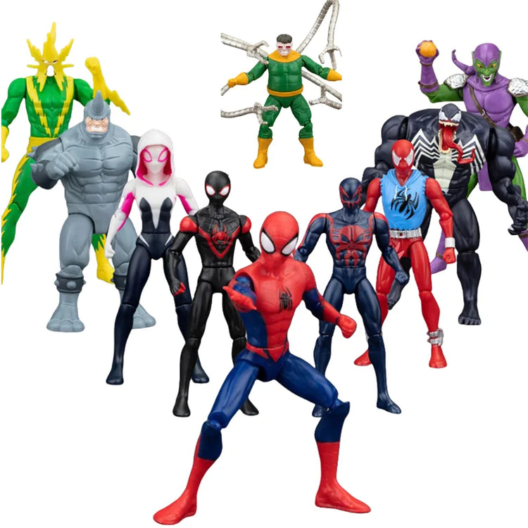 ZD Avengers Super Hero Iron Man Spiderman Gwen Venom Action Figure Collectable Model Desktop Ornaments Toys Birthday Gifts