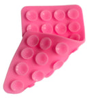 Silicone Mobile Phone Fixing Suction Cup Double Sided Fixed Pad Car Mounted Bracket Phone Case Universal Anti Slip Suction Cup