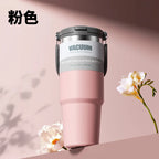 Car Thermal Mug Extra Large Capacity 900/1200ml Stainless Steel VacuumThermal Mug Handheld Portable Outdoor&Sport Water Cup