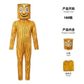 Ai Italian Brainrot Tung Tung Tung Sahur Cosplay Costume Anime Tralalero Tralala Sahur Jumpsuit Party Halloween Mask Bodysuit