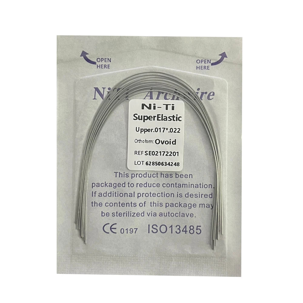 10pcs/Pack AG Dental Orthodontic Arch Wires NITI  Round / Rectangular Oval Form Ortho Arch Wire Dentist Tool
