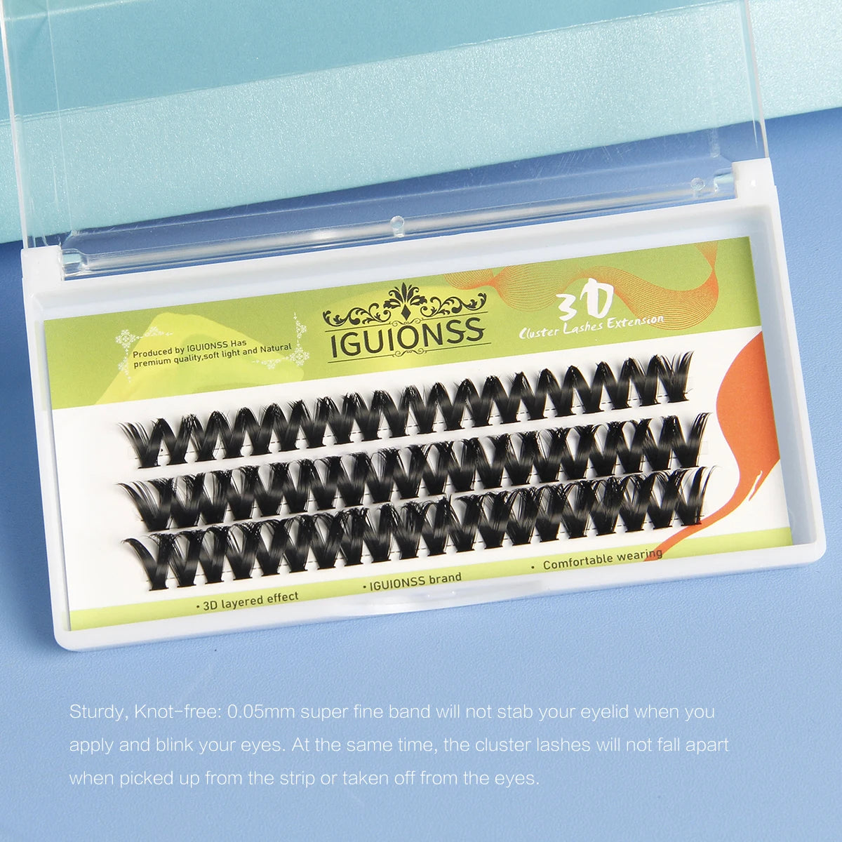 Lash Clusters DIY Individual Eyelash Extensions Natural Wispy Cluster Lashes C D Curl Multi Style At Home IGUIONSS