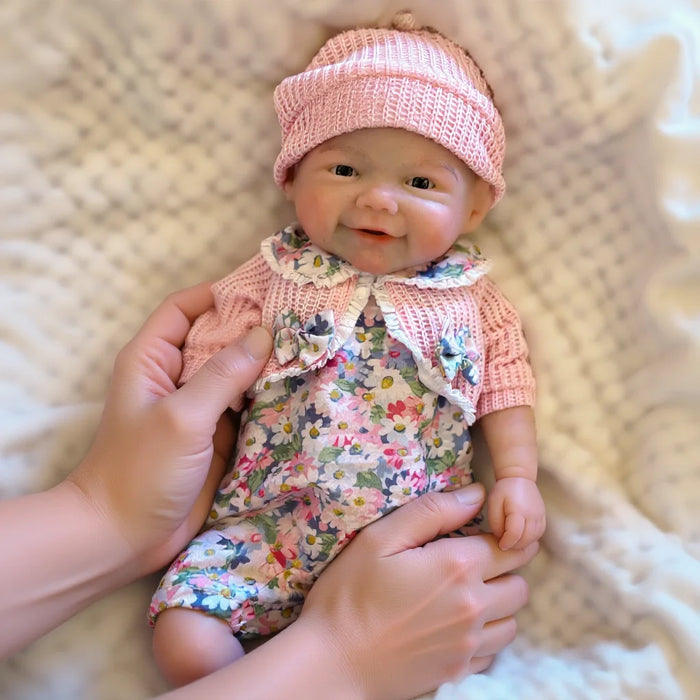 13Inch Bebe Reborn De Silicona Handmade Silicone Reborn Baby Doll Vivienne For Birthday Gifts