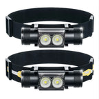 Newest Type-C USB LED Headlamp Fishing 18650 Headlight Torch Hunting Head Lamp Camping Headlamp Flashlight Head Light